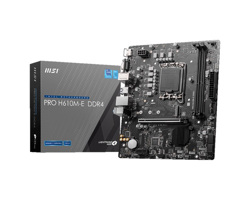 MSI Pro H610M-E D4 1700P Vga Hdmi - 4'lü Avantaj Paketi