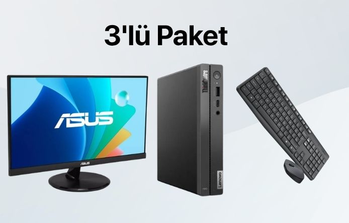 LENOVO MİNİ PC SET 1